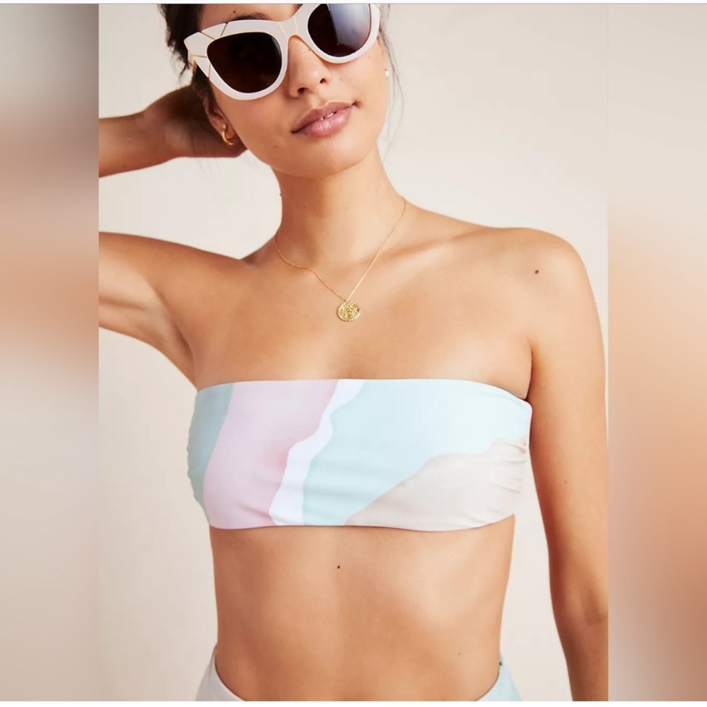 Mara Hoffman Multicolor Bandeau Bikini